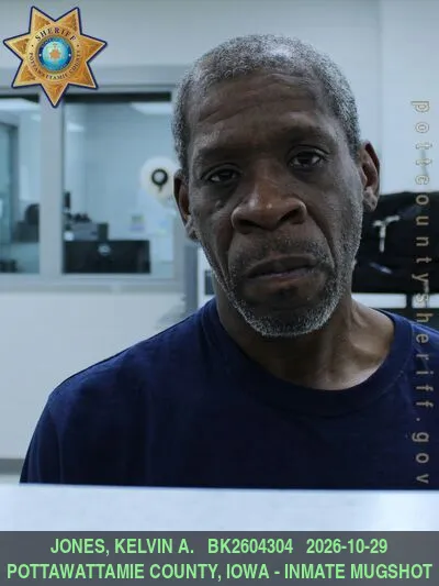 Mugshot of KELVIN ARTHUR JONES