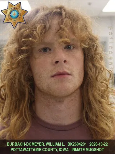 Mugshot of WILLIAM LUKE BURBACH-DOMEYER