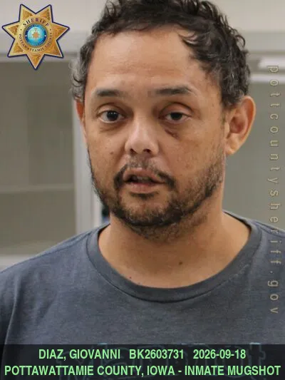 Mugshot of GIOVANNI DIAZ