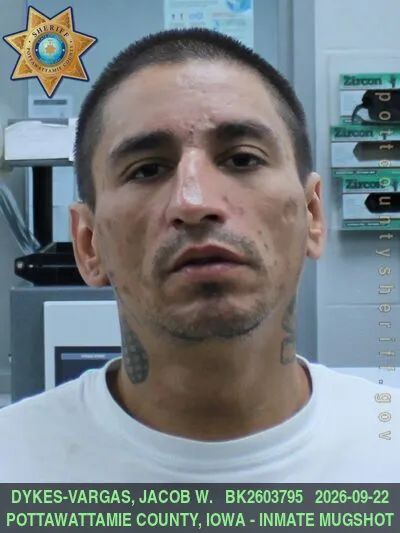 Mugshot of JACOB WAYNE DYKES-VARGAS