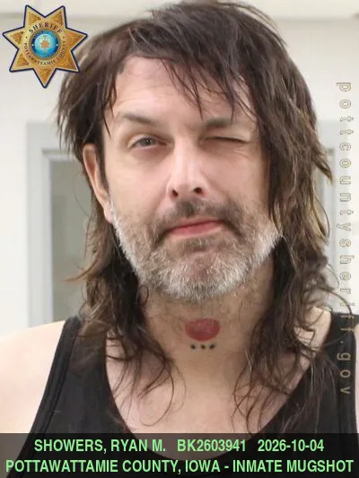 Mugshot of RYAN MICHAEL SHOWERS