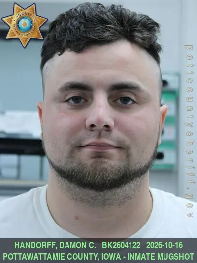 Mugshot of DAMON CHRISTIAN HANDORFF