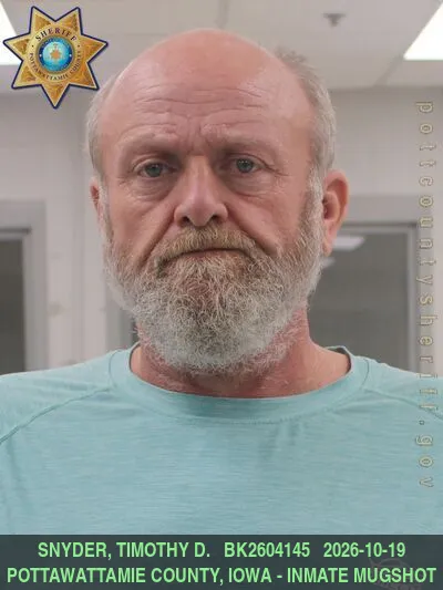 Mugshot of TIMOTHY DUANE SNYDER