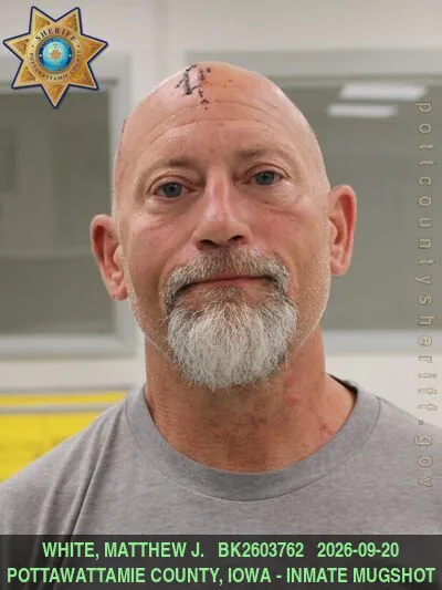 Mugshot of MATTHEW JOHN WHITE