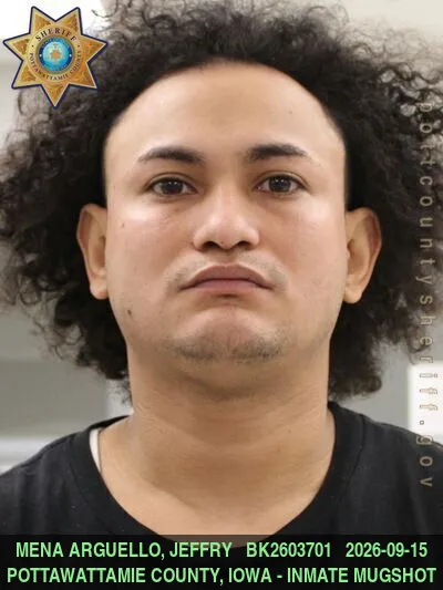 Mugshot of JEFFRY MENA ARGUELLO