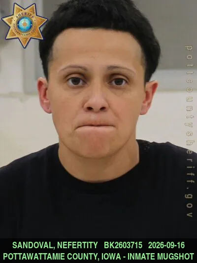 Mugshot of NEFERTITY SANDOVAL