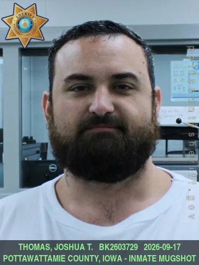 Mugshot of JOSHUA TRISTAN THOMAS