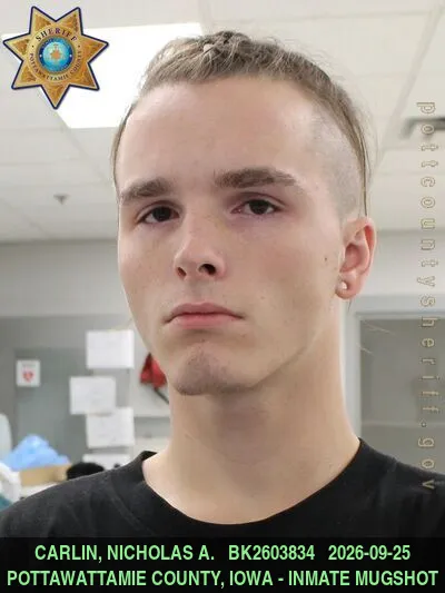 Mugshot of NICHOLAS ALAN CARLIN
