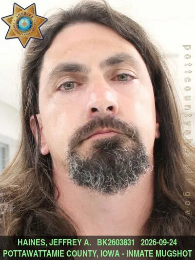 Mugshot of JEFFREY ALLEN HAINES