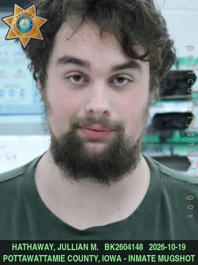 Mugshot of JULLIAN MATTHEW HATHAWAY