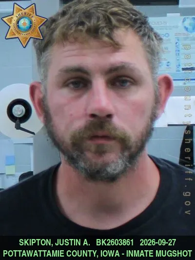 Mugshot of JUSTIN ALLEN SKIPTON