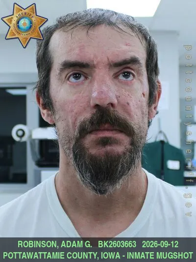 Mugshot of ADAM GERALD ROBINSON