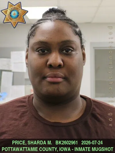 Mugshot of SHARDA MARIE PRICE