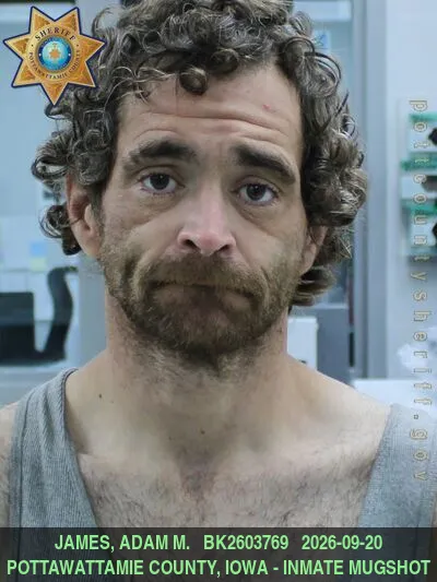 Mugshot of ADAM MICHAEL JAMES