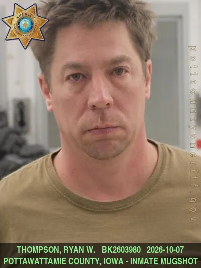 Mugshot of RYAN WILHELM THOMPSON