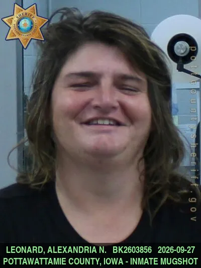 Mugshot of ALEXANDRIA NICOLE LEONARD