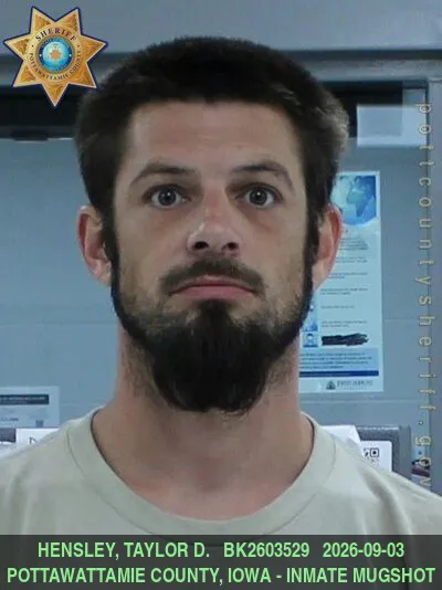 Mugshot of TAYLOR DEAN HENSLEY