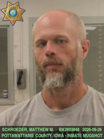 Mugshot of MATTHEW M. SCHROEDER