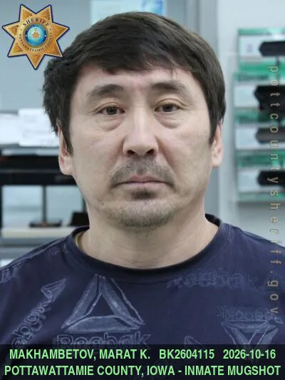 Mugshot of MARAT KAYROLLINOVICH MAKHAMBETOV