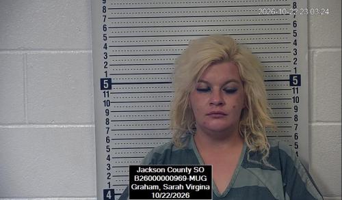 Mugshot of Sarah Virgina Graham