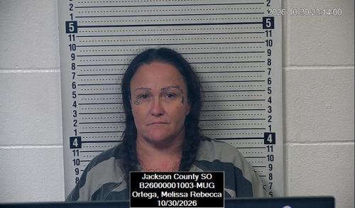 Mugshot of Melissa Rebecca Ortega