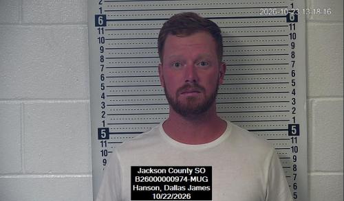 Mugshot of Dallas James Hanson