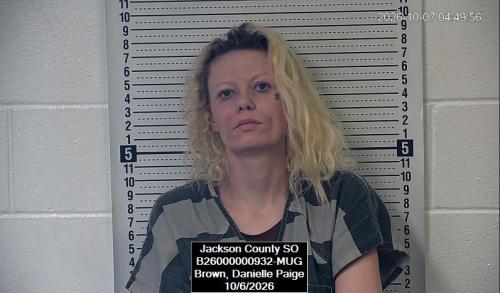 Mugshot of Danielle Paige Brown