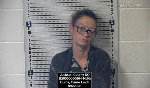 Mugshot of Carrie Leigh Burns
