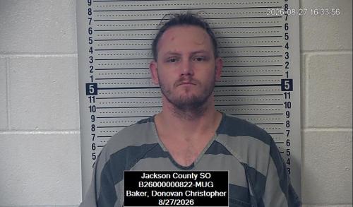 Mugshot of Donovan Christopher Baker