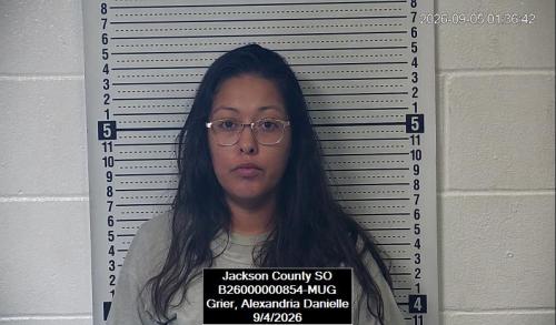 Mugshot of Alexandria Danielle Grier
