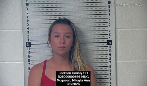 Mugshot of Mikayla Ann Mcqueen