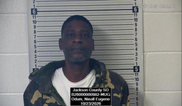 Mugshot of Nieall Eugene Odum