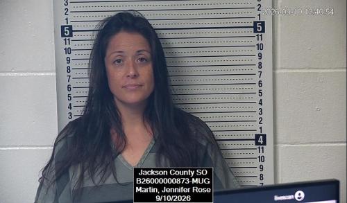 Mugshot of Jennifer Rose Martin