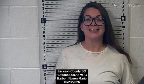 Mugshot of Raven Marie Barber