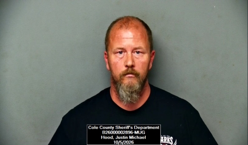 Mugshot of Justin Michael Hood
