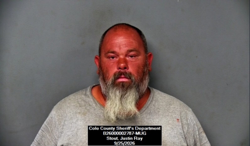 Mugshot of Justin Ray Stout