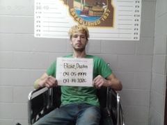 Mugshot of Dustin Lee Blake
