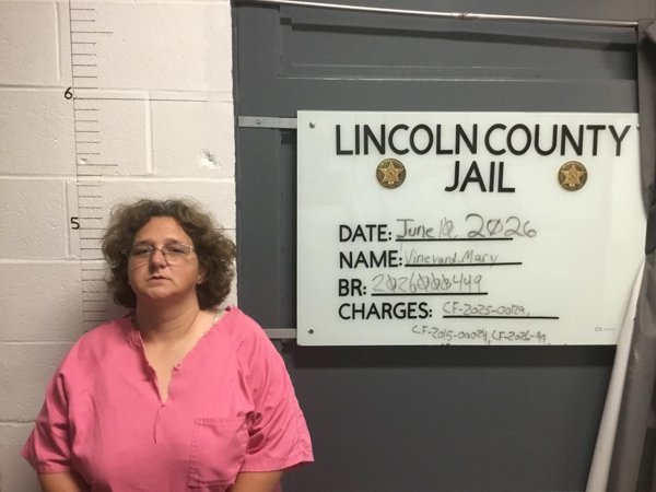 Mugshot of MARY SAMANTHA VINEYARD
