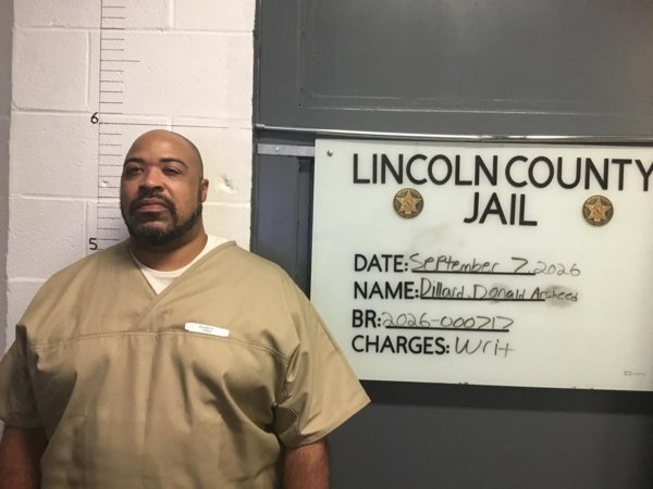 Mugshot of DONALD ASHEED DILLARD