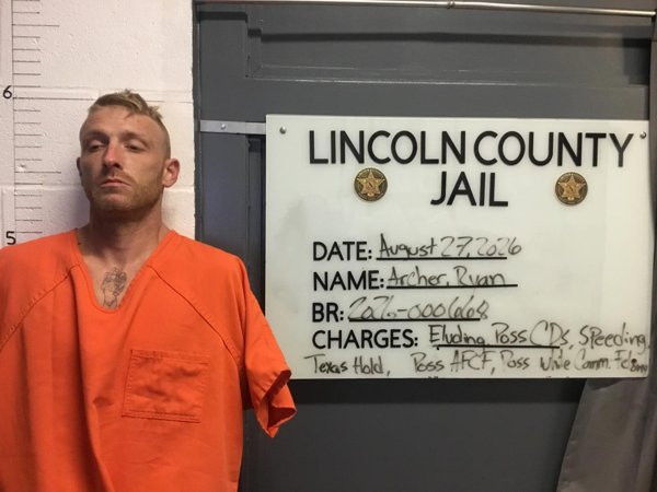Mugshot of RYAN JACOB ARCHER