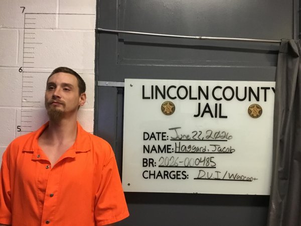 Mugshot of JACOB ALEXANDER SENIOR. HAGGARD