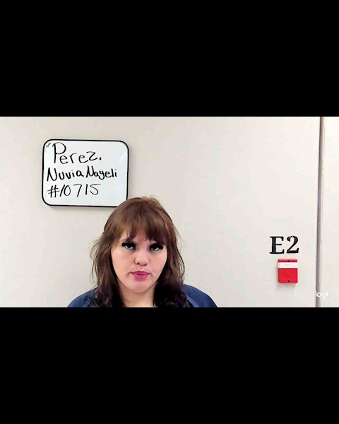 Mugshot of NUVIA Nayeli PEREZ